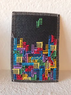 Tetris aceo art card thumbnail 2