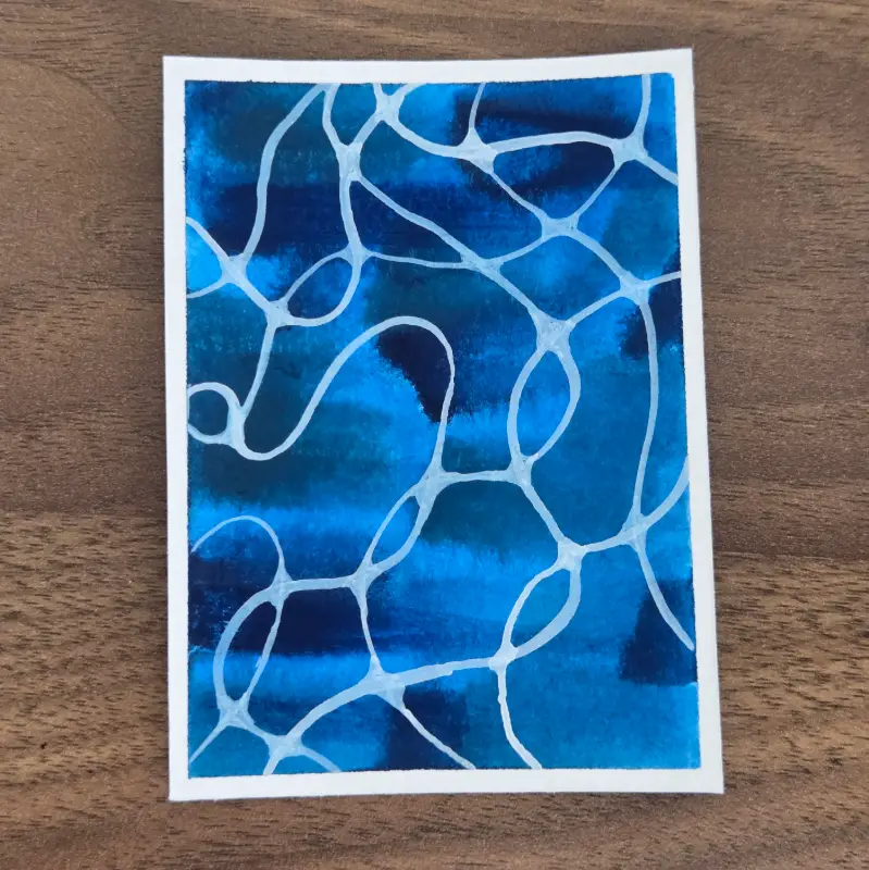 Deep aceo art card