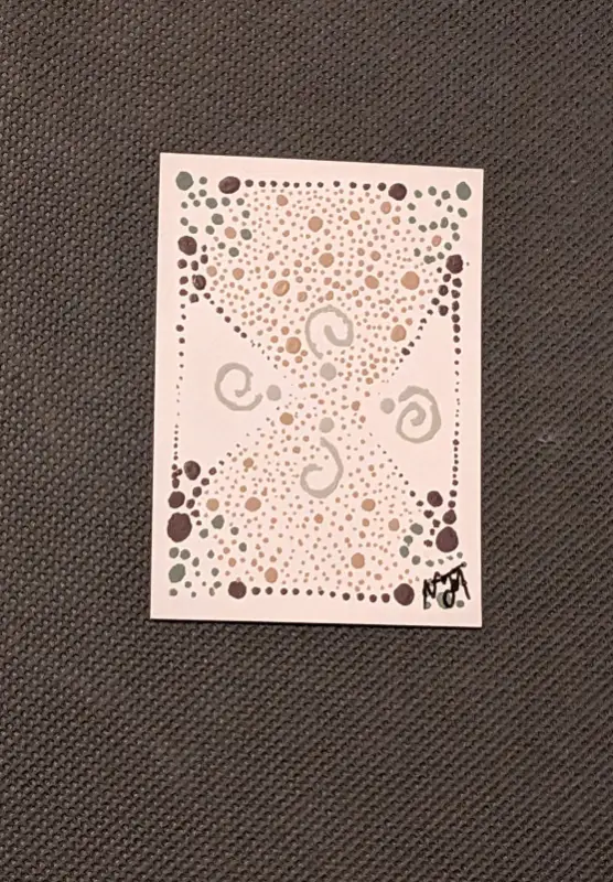 ACEO Original - Hourglass Frame aceo art card