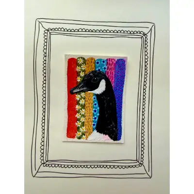 Lord of the Lake aceo art card thumbnail 2