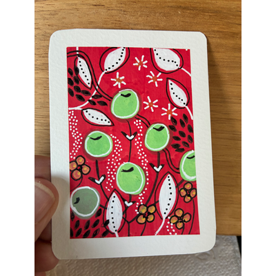 Twisty Garden aceo art card thumbnail 1