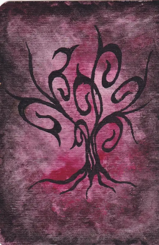 Redtree aceo art card