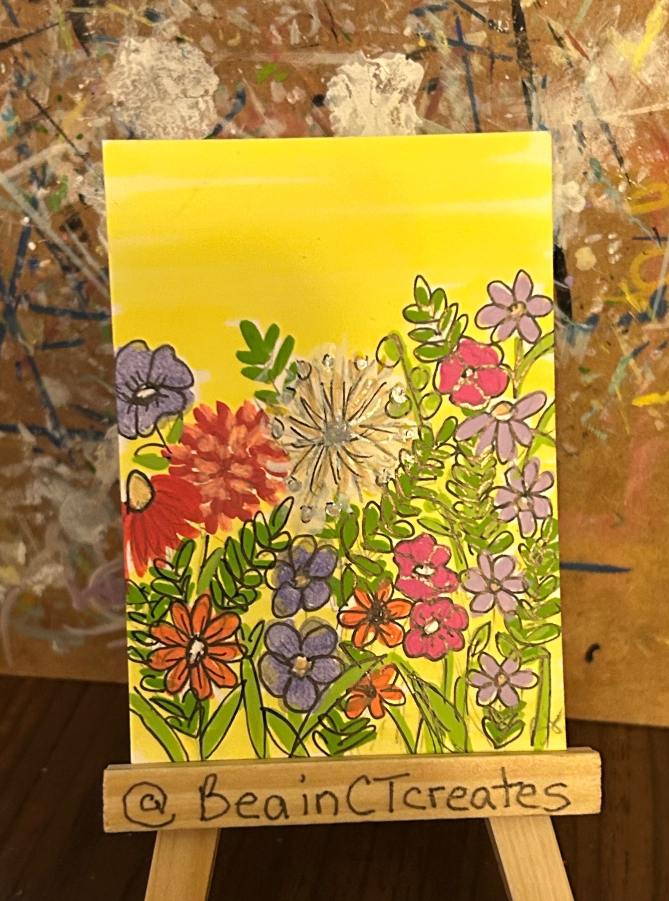 Summer Days aceo art card