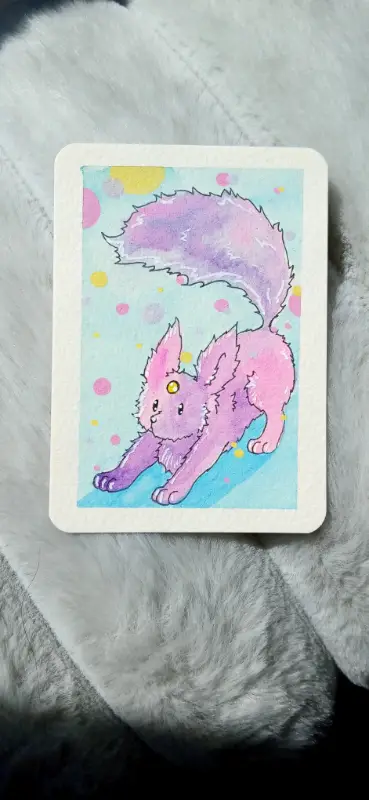 Confetti Surprise aceo art card