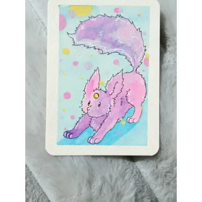 Confetti Surprise aceo art card thumbnail 1