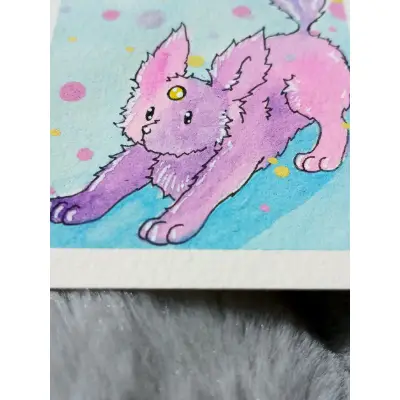 Confetti Surprise aceo art card thumbnail 2