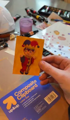 I feel a bit more like myself aceo art card thumbnail 2