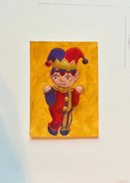 I feel a bit more like myself aceo art card