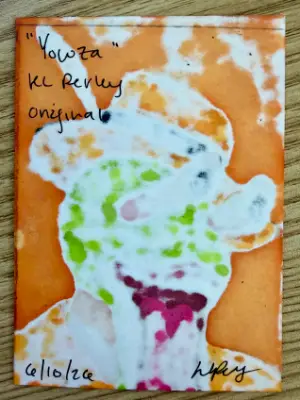 The Mask is a Fan aceo art card thumbnail 2