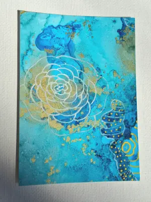 Reef #7 aceo art card thumbnail 1