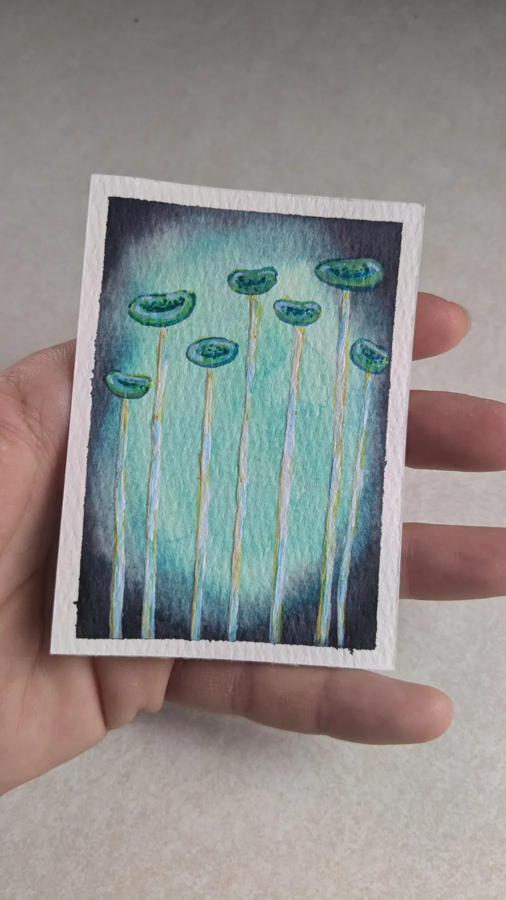 Neptune caps aceo art card