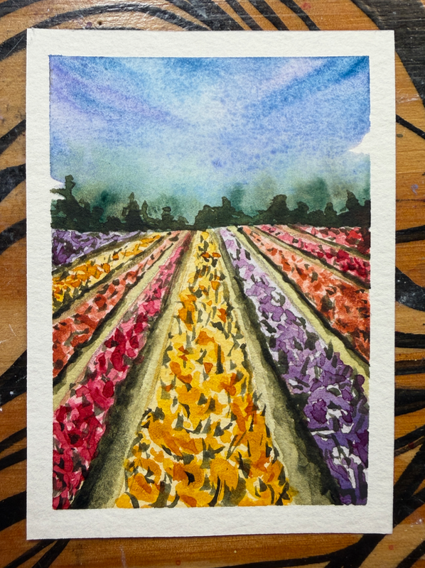 Bloomlines aceo art card