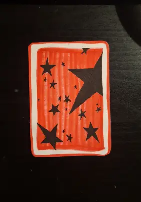 Punk Stars aceo art card thumbnail 1