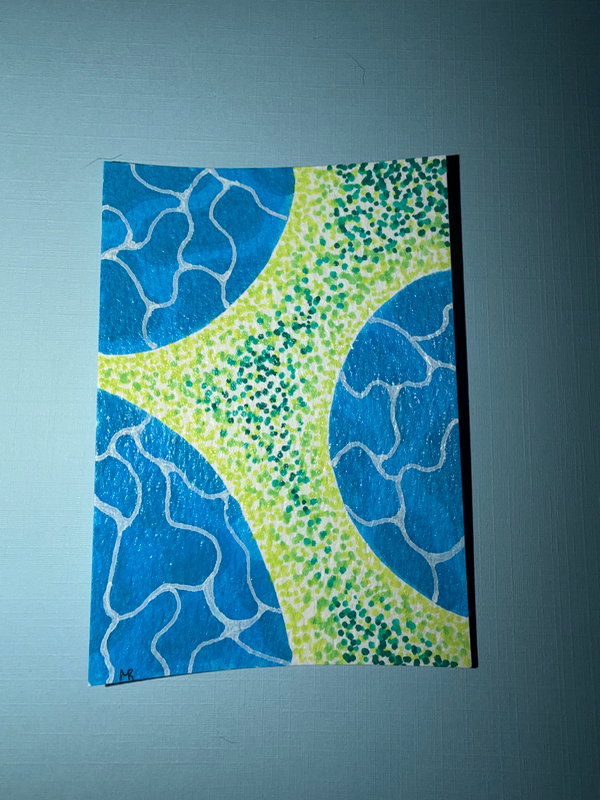 Inverse Cells aceo art card