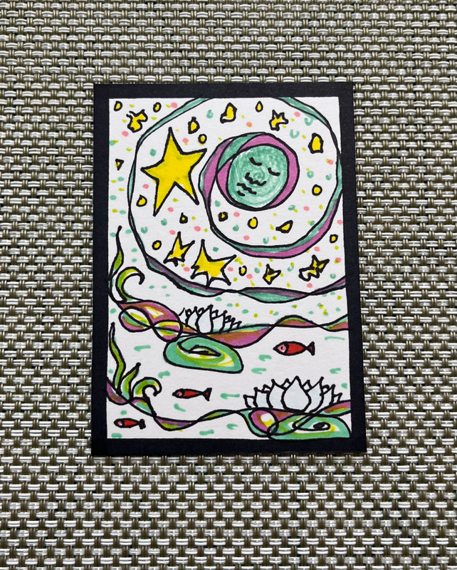 “A Dream Within a Dream” aceo art card