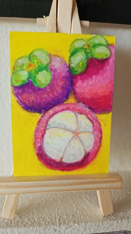 Mangosteen aceo art card