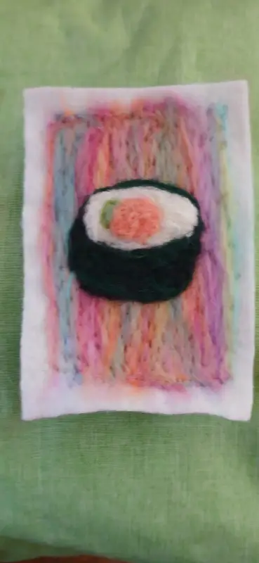 maki (sushi 1 of 3) aceo art card