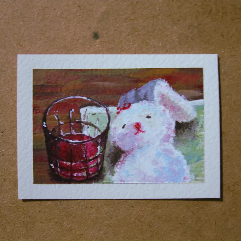 Bed Time aceo art card