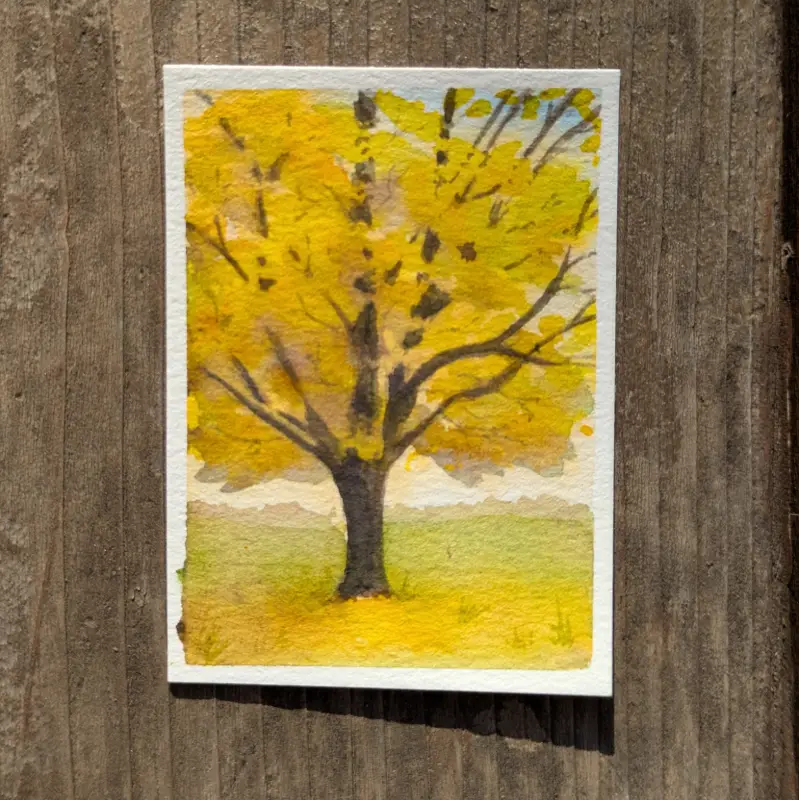 Majestic aceo art card