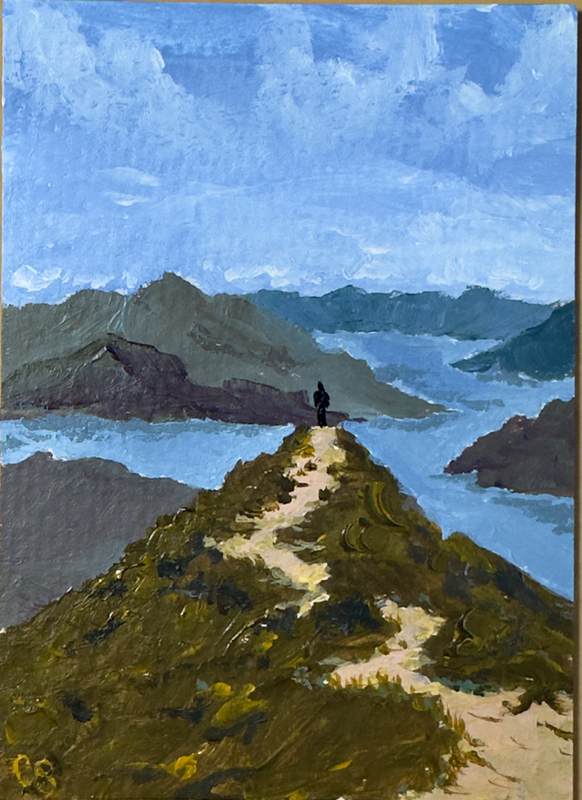 Perspective aceo art card