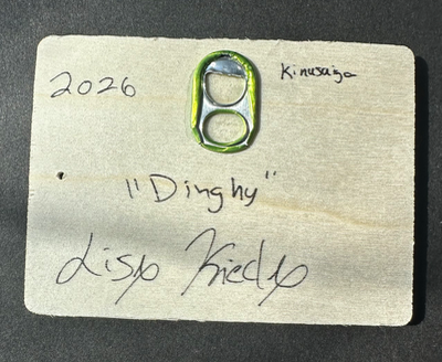 “Dinghy” Kinusaiga aceo art card thumbnail 2