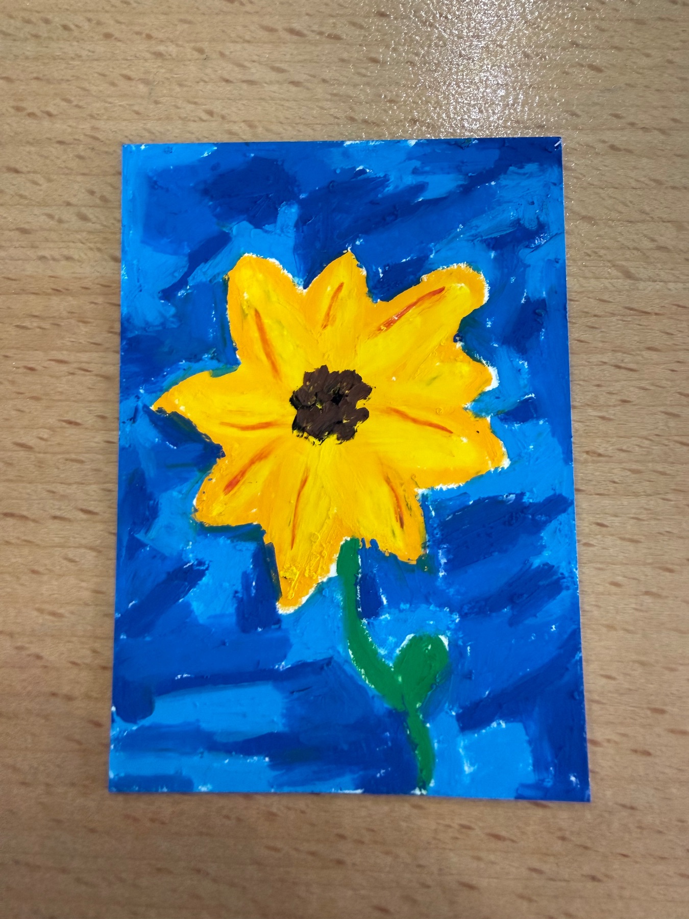 Roll&Paint Day 14 aceo art card