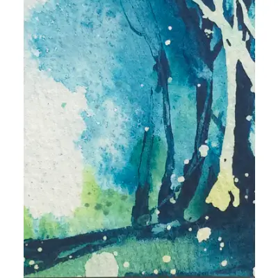Into the Woods aceo art card thumbnail 2