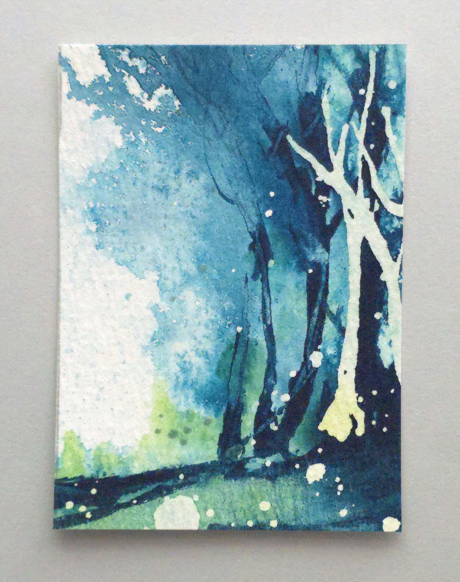 Into the Woods aceo art card thumbnail 2