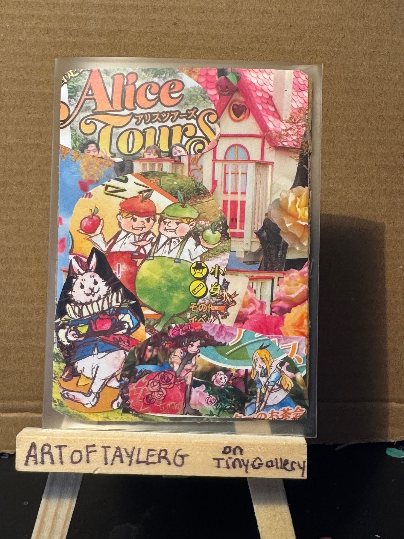 Wonderland aceo art card