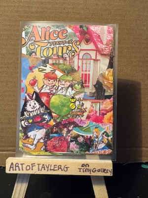 Wonderland aceo art card thumbnail 1