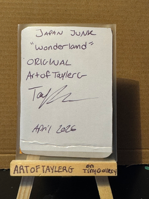 Wonderland aceo art card thumbnail 2