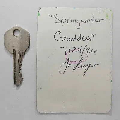 Springwater Goddess aceo art card thumbnail 3