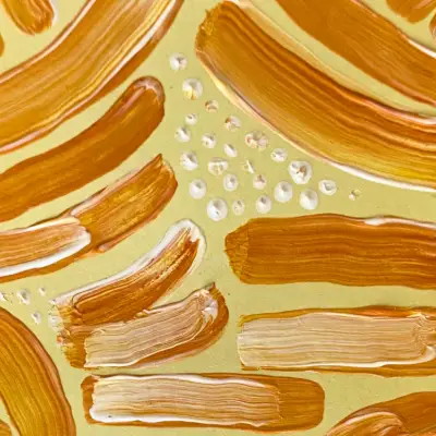 Spring Swing - April 02 - Original ACEO Card aceo art card thumbnail 2