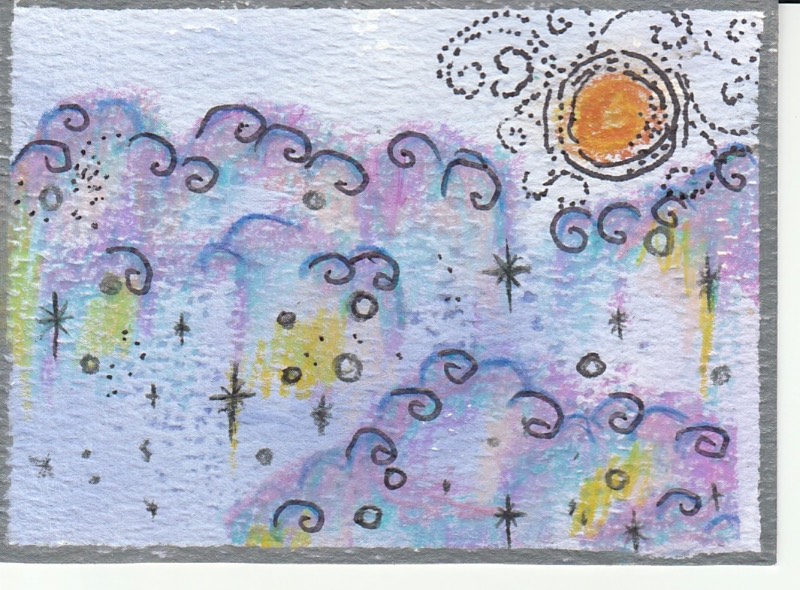 Twinkle 2 aceo art card