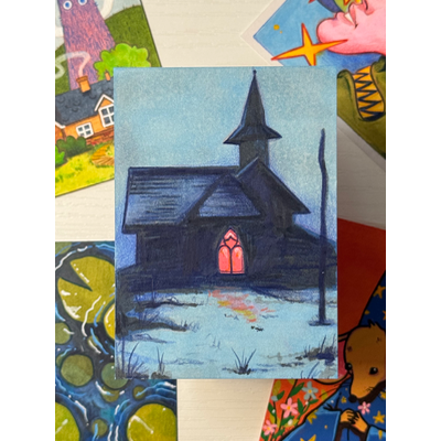 Invitation aceo art card thumbnail 3