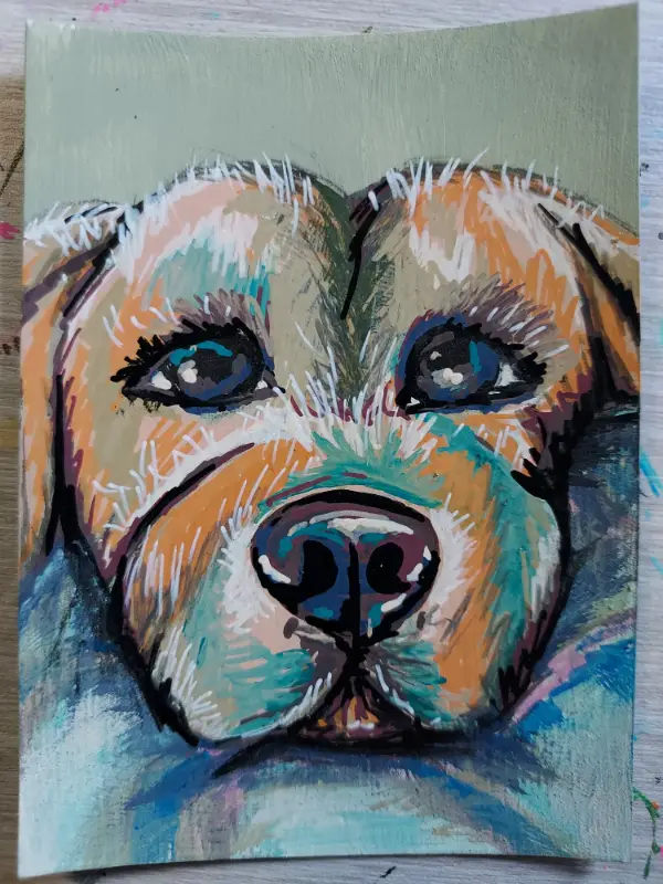 The Look of Love aceo art card