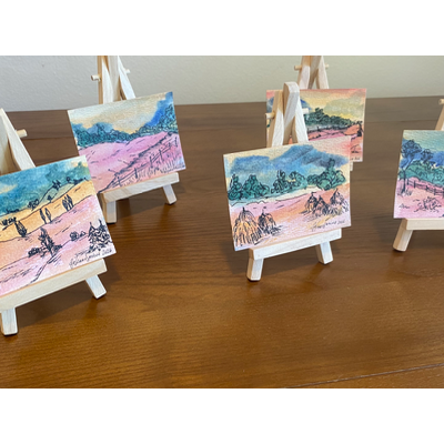 Dirtroad - Countryside Series #3/9 aceo art card thumbnail 2