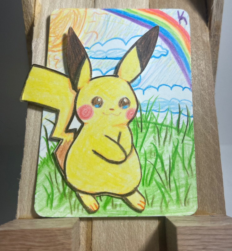 Pikachu!!! aceo art card
