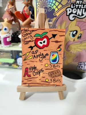 Sweet Apple Menu aceo art card thumbnail 2