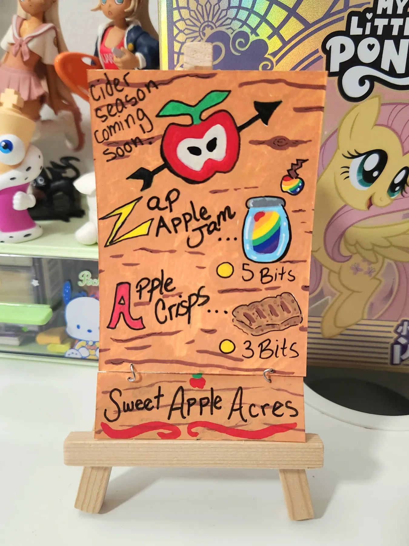 Sweet Apple Menu aceo art card