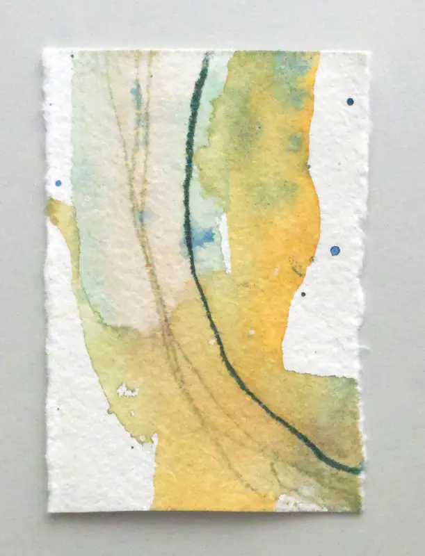 Chasing the Golden Light aceo art card