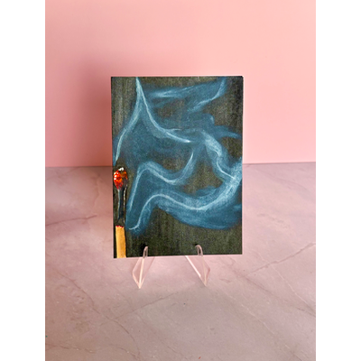 Embers- Series Fire & Smoke 6/7 aceo art card thumbnail 1