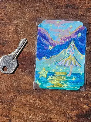 Star Keeper aceo art card thumbnail 2