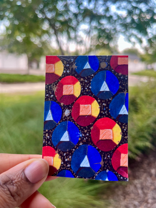Name Those Crystal Gems aceo art card