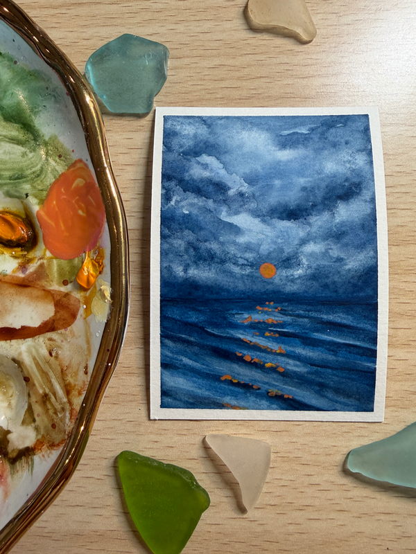 Ember Horizon aceo art card