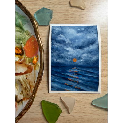 Ember Horizon aceo art card thumbnail 1
