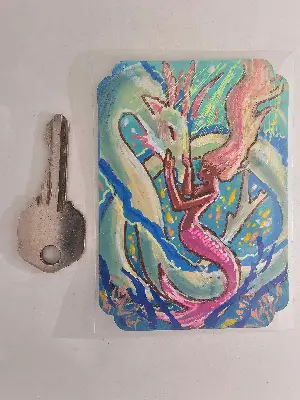 Found in the Depths aceo art card thumbnail 2