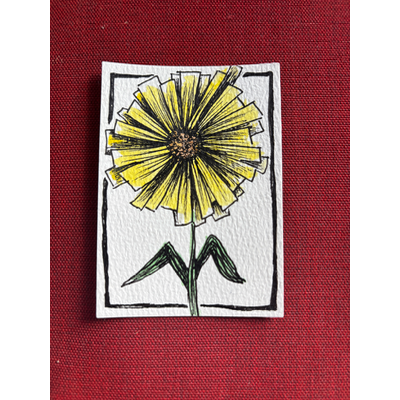 Daisy Daisy darkness aceo art card thumbnail 2