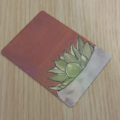 Sienna-Thing Blooming? aceo art card thumbnail 2