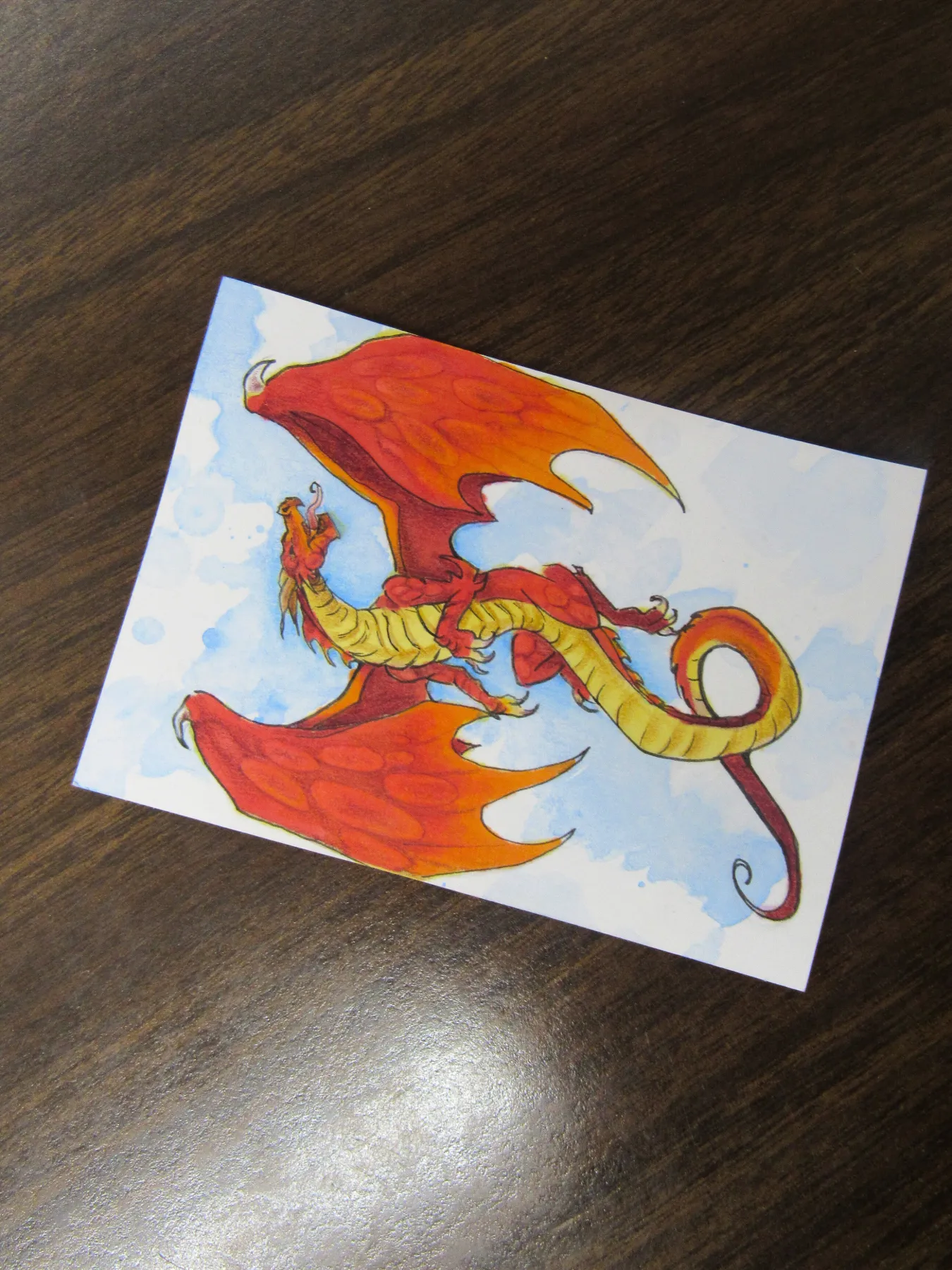 Draco Ignis Mini aceo art card